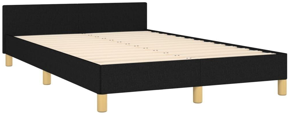 vidaXL Bed frame with headboard 120x190cm fabric (3270501)