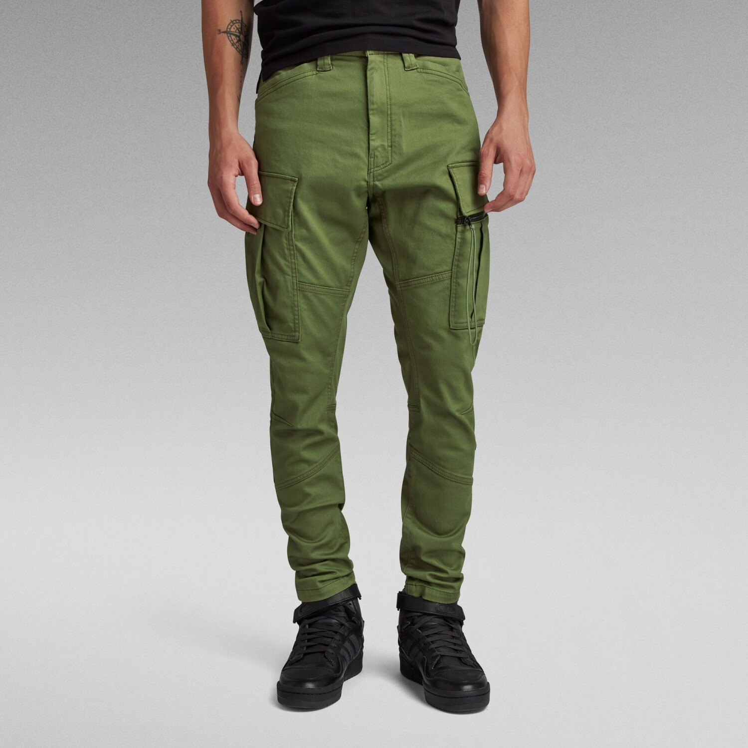 G-Star Zip Pocket 3D Skinny Cargo Pants 2.0 (D24307) sage