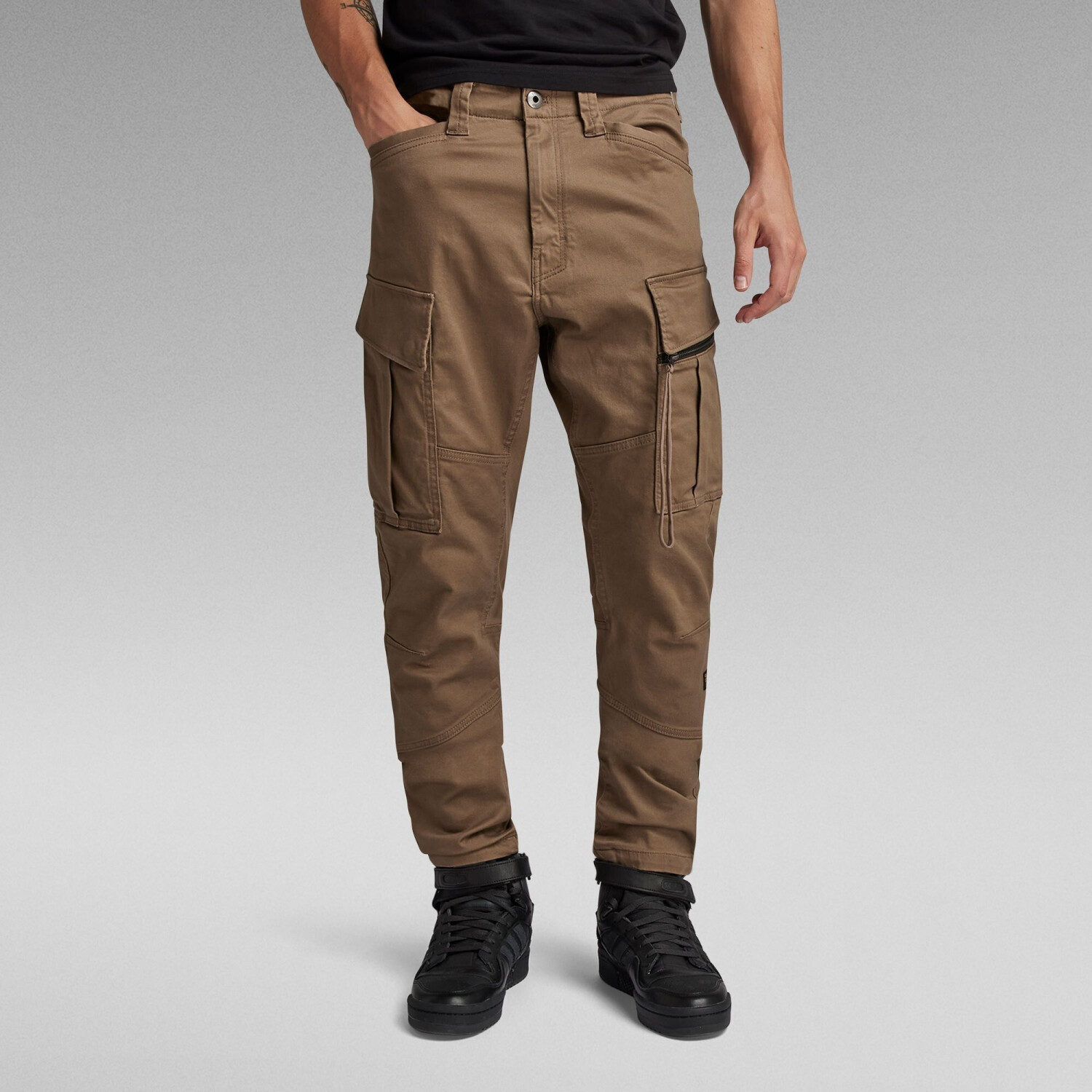 G-Star Zip Pocket 3D Skinny Cargo Pants 2.0 (D24307) shitake