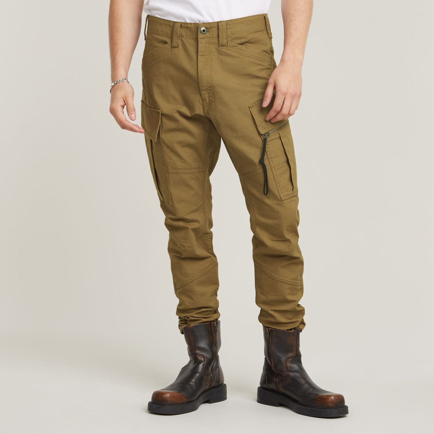 G-Star Zip Pocket 3D Skinny Cargo Pants 2.0 (D24307) light berber