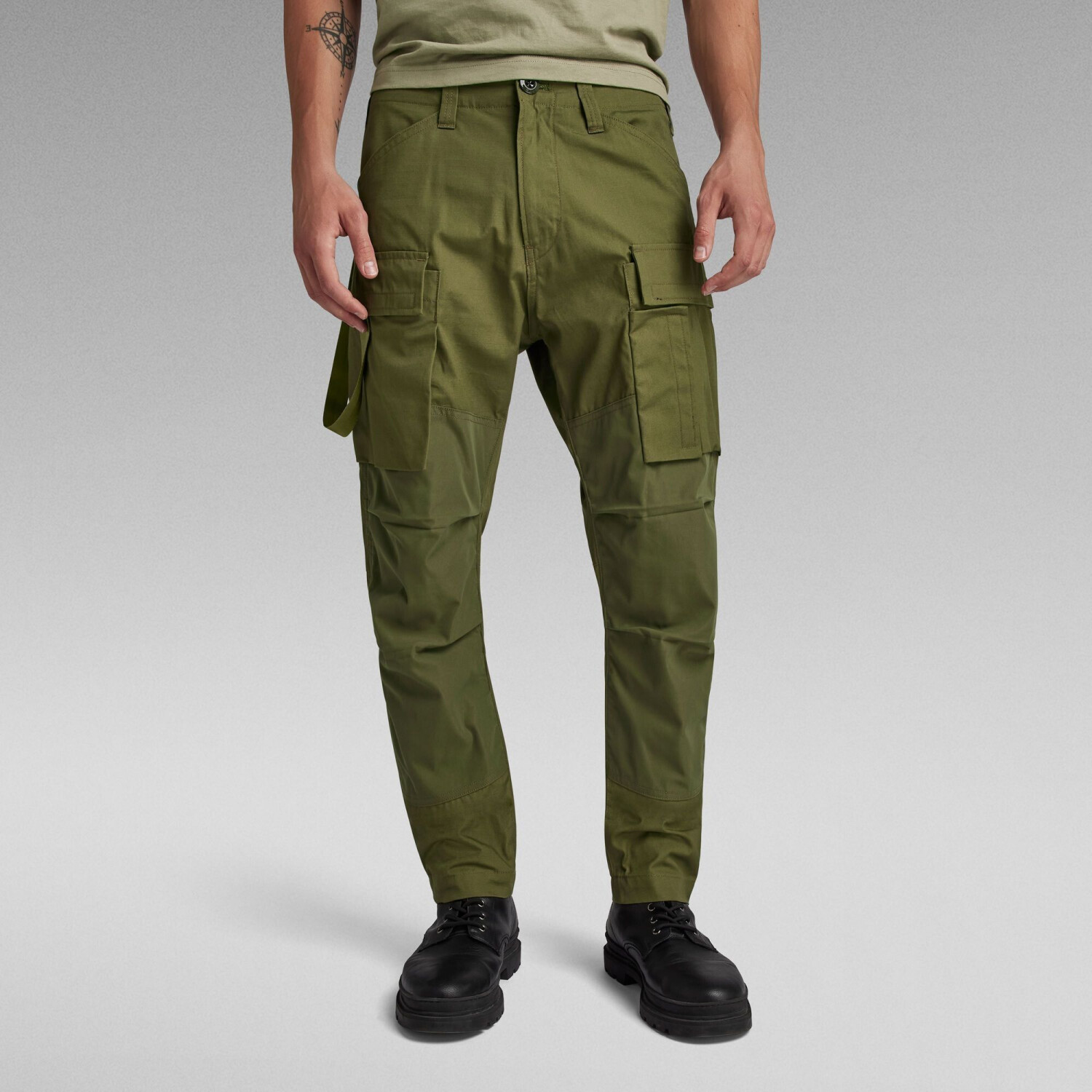 G-Star 3D Regular Tapered Cargo Pants 2.0 (D24308) shadow olive