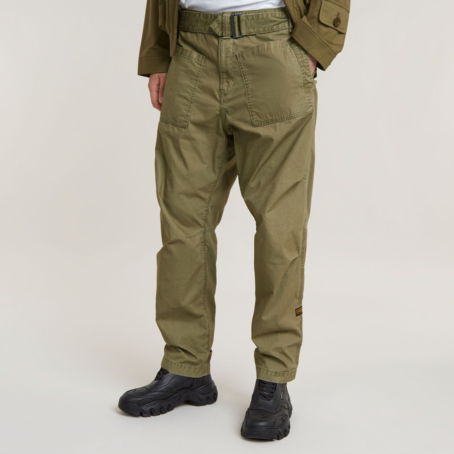 G-Star Fatigue Relaxed Tapered Pants (D24310) ensis green mud dye
