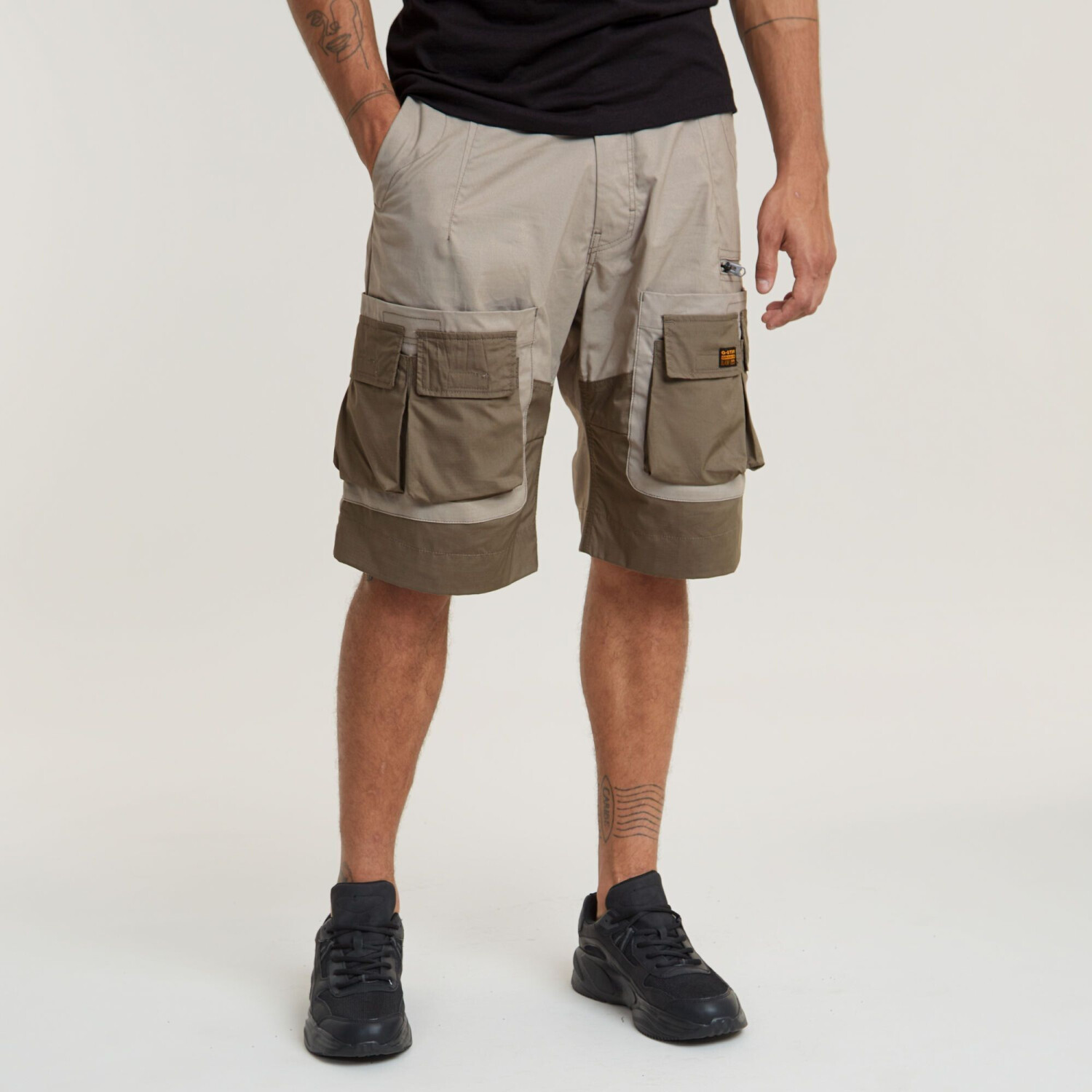 G-Star P-35T Relaxed Cargo Shorts (D24315) rock ridge