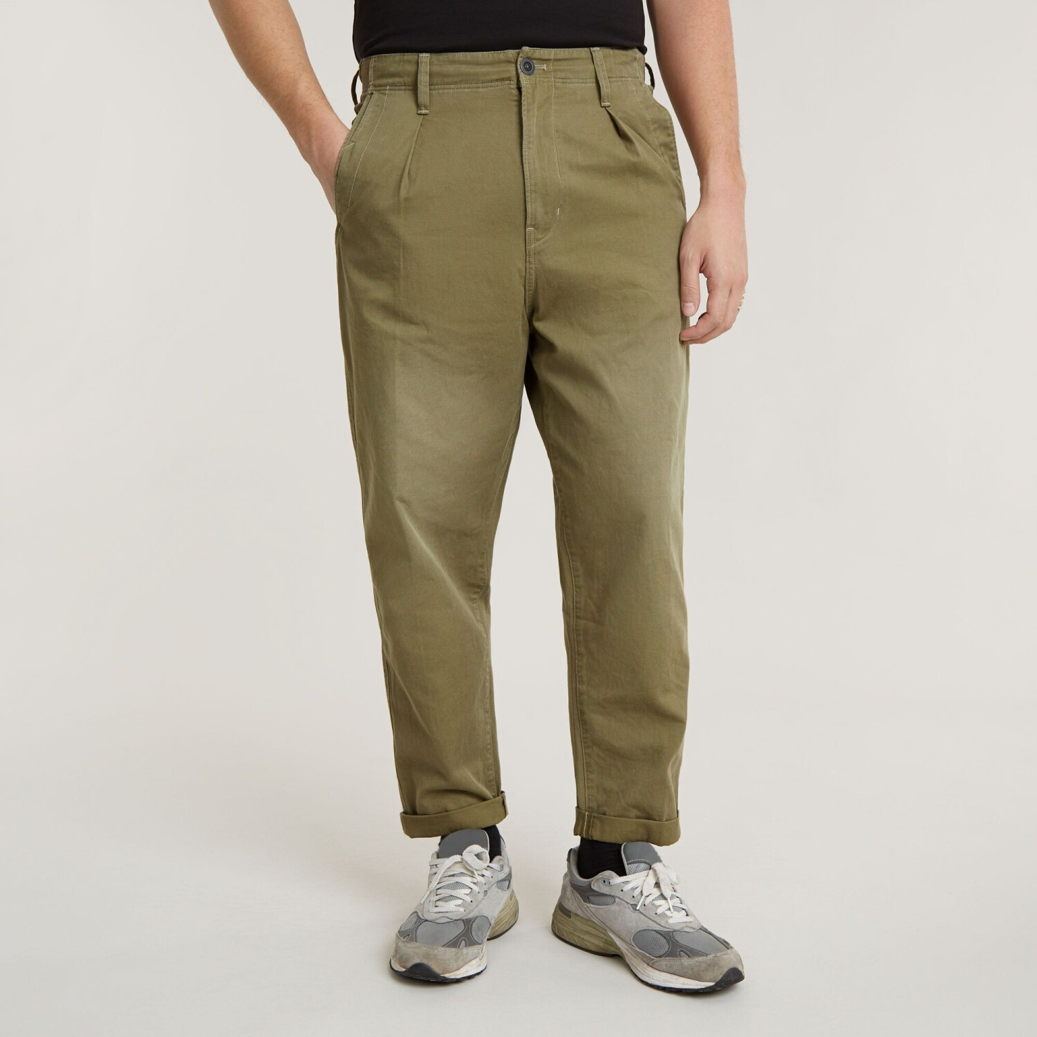 G-Star Pleated Chino Relaxed (D24543) smoke olive