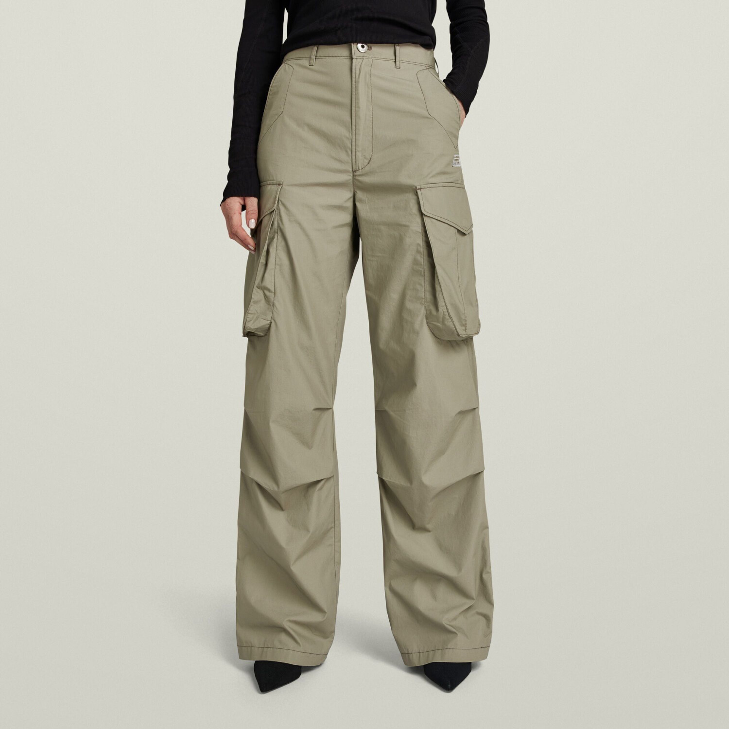G-Star High Waist Cargo Pants (D24401) shamrock