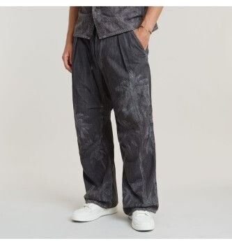 G-Star Pleated Denim Pants (D24487) faded acero grey