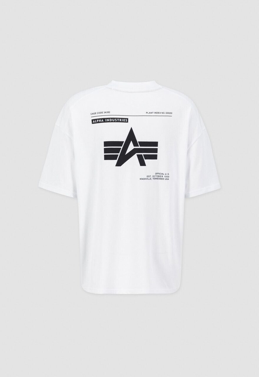 Alpha Industries Logo BP T T-Shirt Men (146507) white