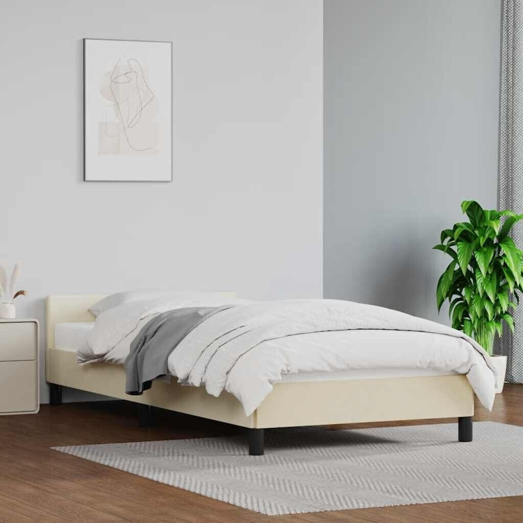 vidaXL Bed frame with headboard 80x200cm faux leather (347467)