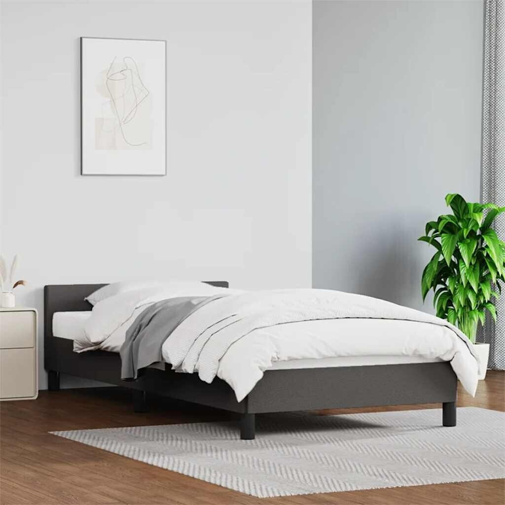 vidaXL Bed frame with headboard 80x200cm faux leather (347469)