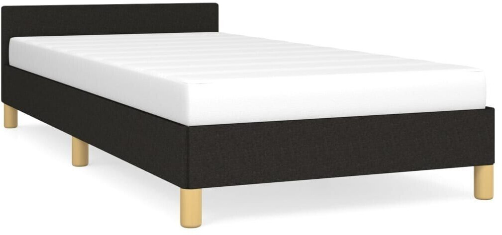 vidaXL Bed frame with headboard 90x200cm fabric (347385)