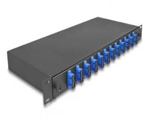 DeLock 67006 19'' LWL Spleißbox 12x SC Duplex OS2 1HE