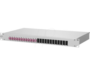 Metz Connect Spleißbox bestückt OpDATfix 12LC-D OM4