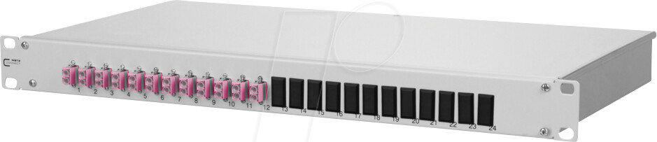 Metz Connect Spleißbox bestückt OpDATfix 12LC-D OM4