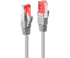 Lindy Patch-Kabel 1,0m Paare in Metallfolie (PiMf) CAT 6e glatt Grau (47702)