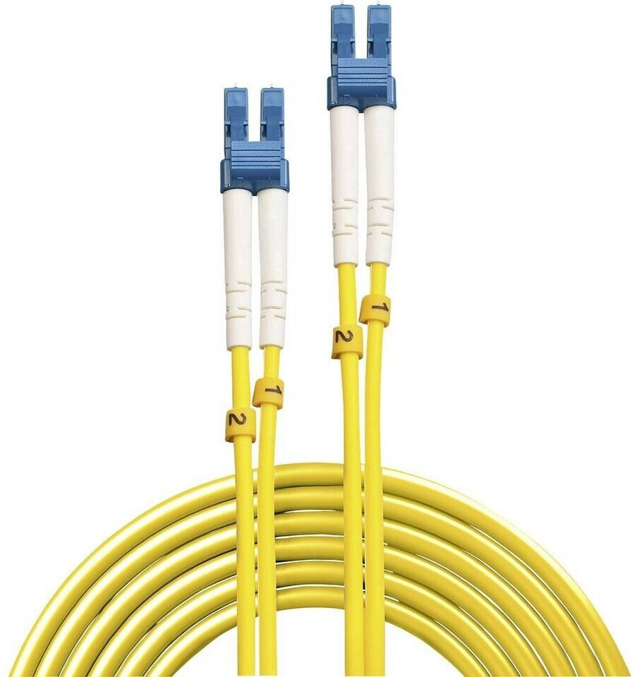 Lindy Patch-Kabel LC-Monomode (M) LC-Monomode (M) 2,0m Glasfaser 9/125 Mikron OS2 halogenfrei (47451)