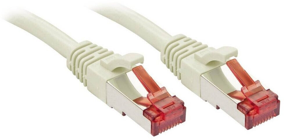 Lindy Patch-Kabel 3,0m SFTP PiMF CAT 6e gepresst verseilt glatt Grau (47705)