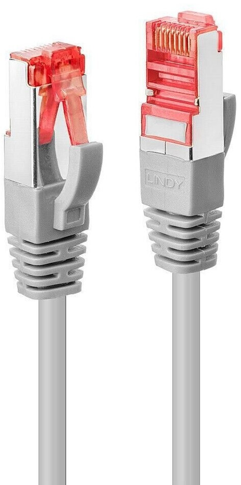 Lindy Patch-Kabel 5,0m SFTP PiMF CAT 6e gepresst verseilt glatt Grau (47706)