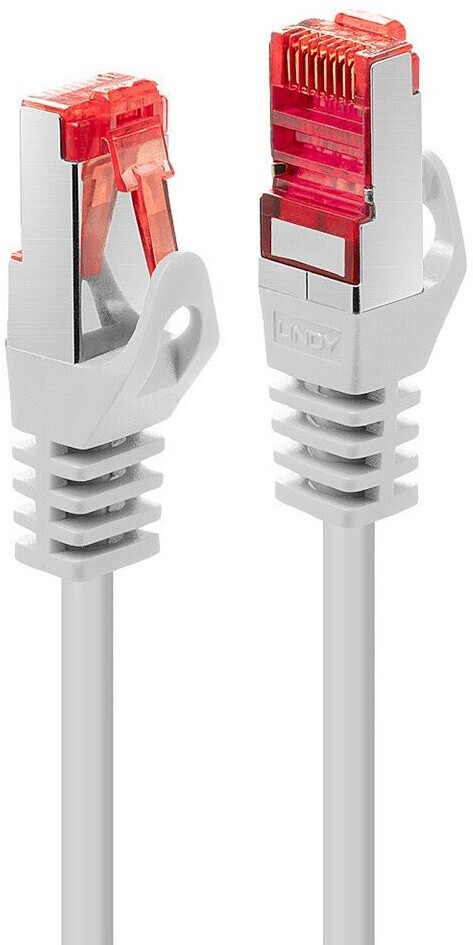 Lindy Basic Patch-Kabel 1,0m SFTP PiMF CAT 6 gepresst verseilt glatt weiß (47382)
