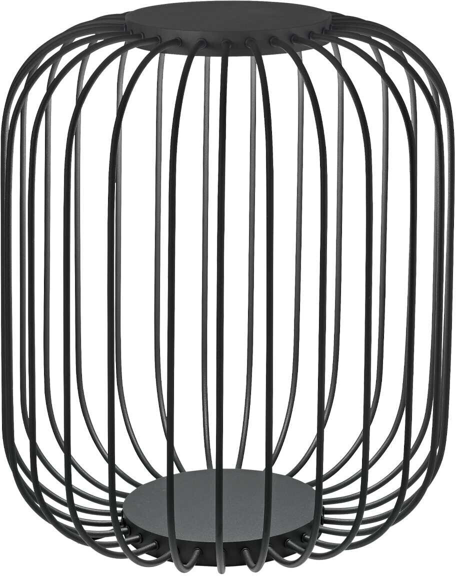 IDEAL LUX DJAMBE LED floor lamp 18W ⌀550mm black IP44 warm white 293394