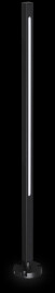 IDEAL LUX JEDI LED floor lamp 12W black IP65 warm white 293189