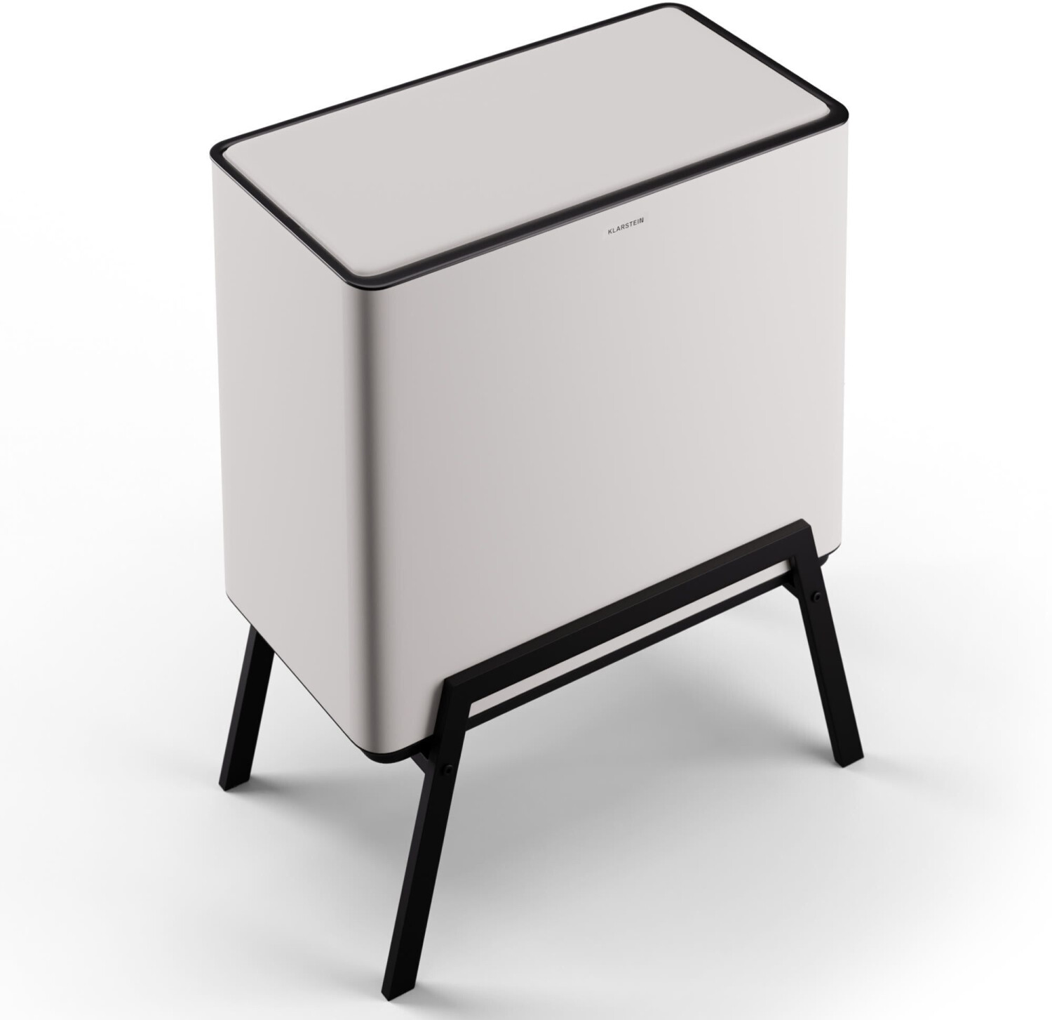 Klarstein Yuma Trash Can 40 L incl. Compost Bin White