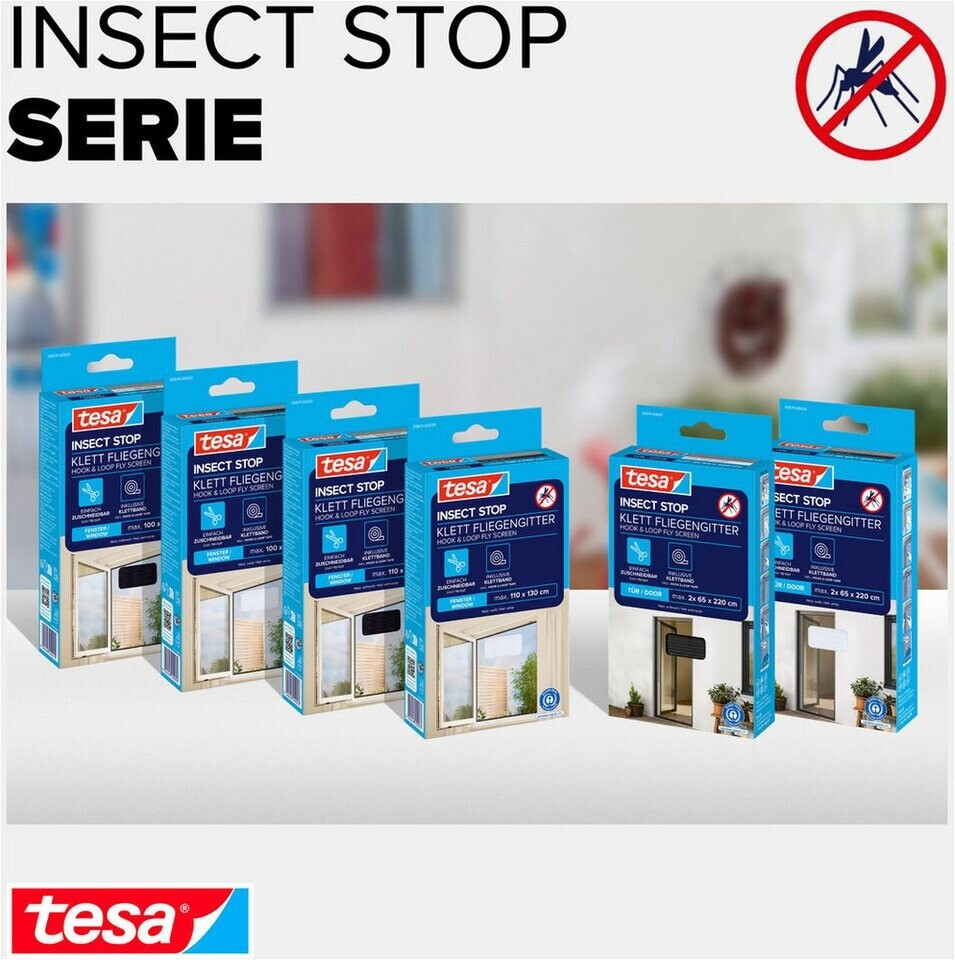 Tesusa Insect tesa Insect Stop Standard anthrazit 100 x 100 cm (3er-Pack) ab 13.16 ...