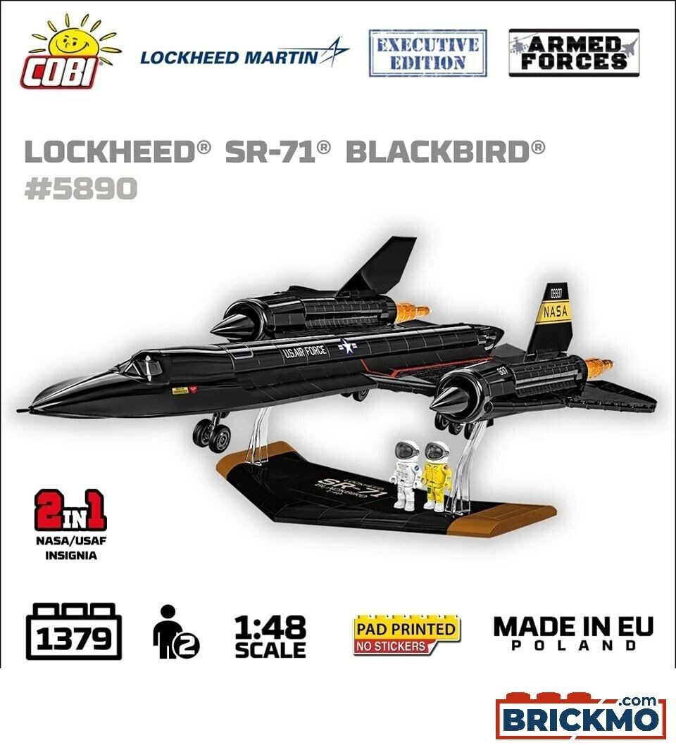Cobi Armed Forces Lockheed SR-71 Blackbird Executive Edition (5890)