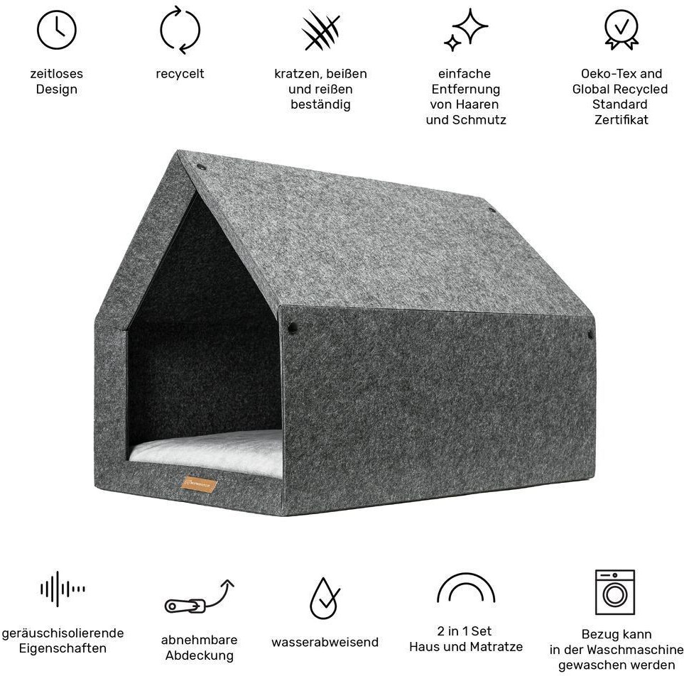 Rexproduct Niche pour chien REX-BPH-CSZ-ROZ-S Rexproduct Niche pour chien REX-BPH-CSZ-ROZ-S