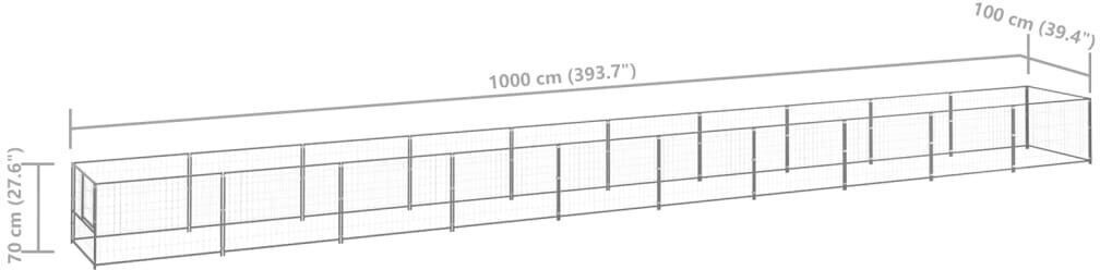 vidaXL Chenil 3082108 vidaXL Chenil 3082108