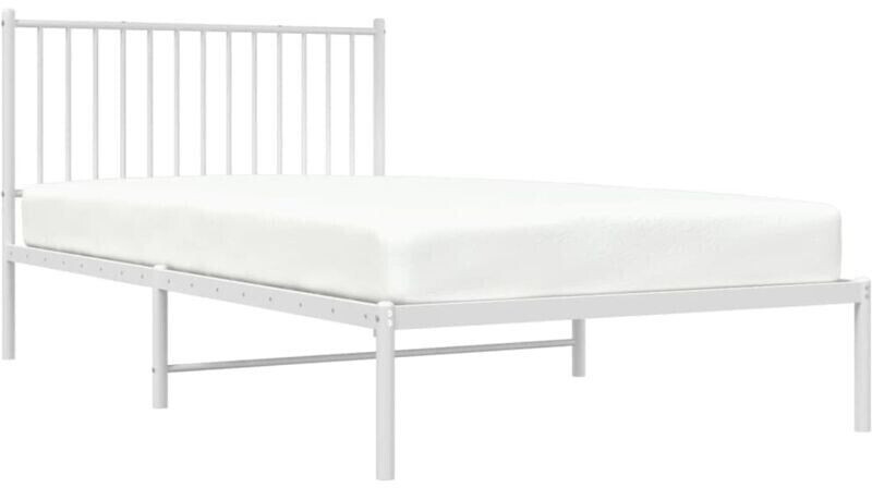 vidaXL Bed frame with headboard metal 107x203cm (350927)