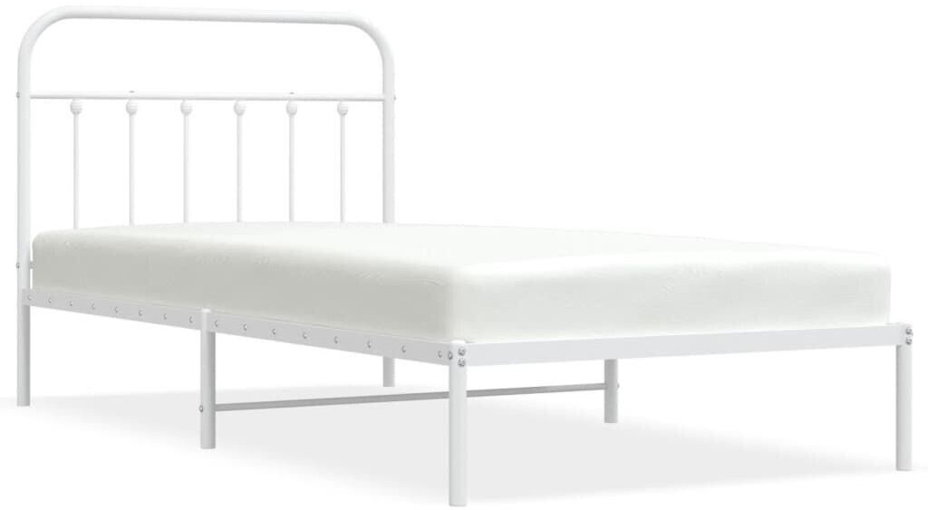 vidaXL Bed frame with headboard metal 107x203cm (352623)