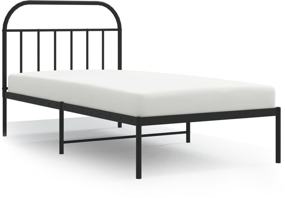 vidaXL Bed frame with headboard metal 107x203cm (353631)