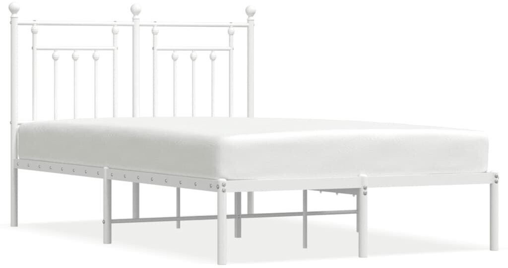 vidaXL Bed frame with headboard metal 120x190cm (353583)