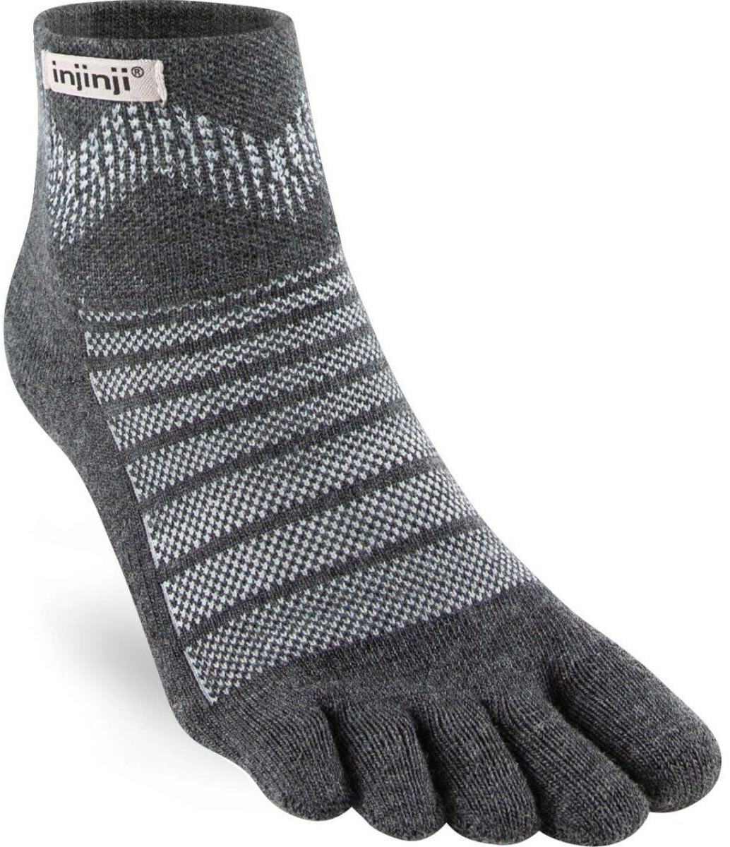 Injinji Outdoor Midweight Mini-Crew Wool Slate