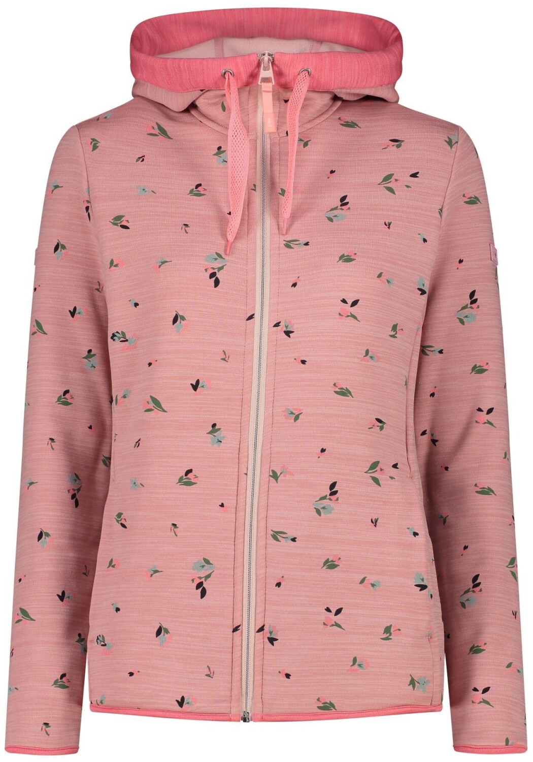 CMP Printed Stretch Hoodie (34E6286) rose melange