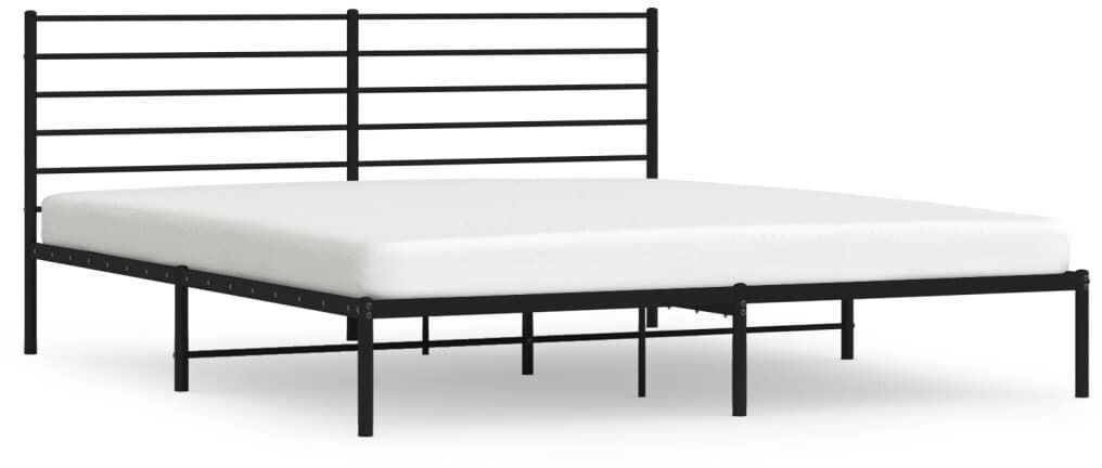 vidaXL Bed frame with headboard metal 183x213cm (352324)