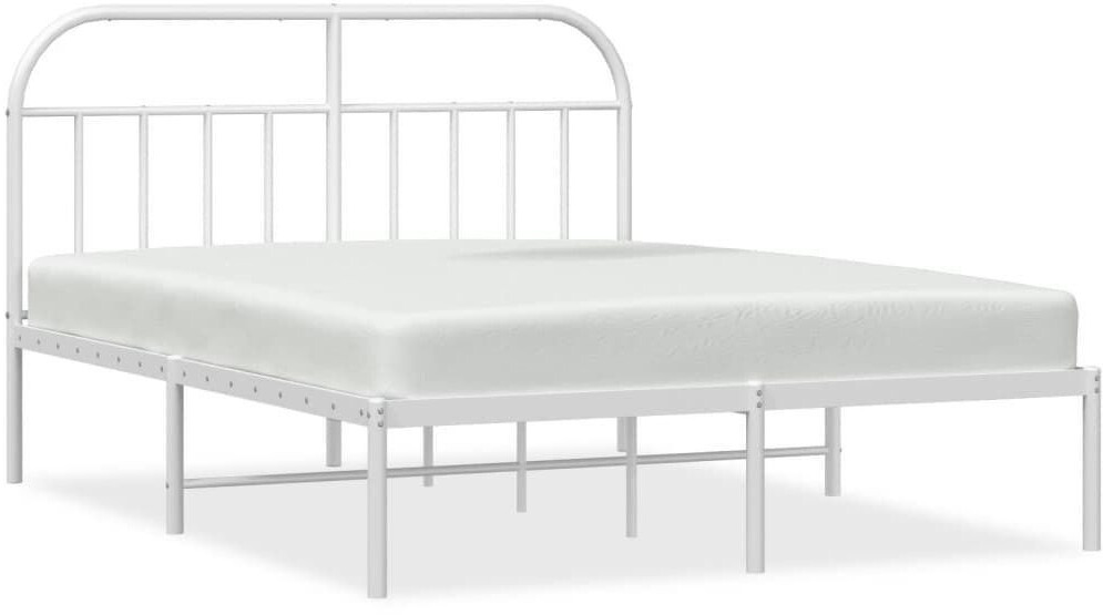 vidaXL Bed frame with headboard metal 183x213cm (353689)