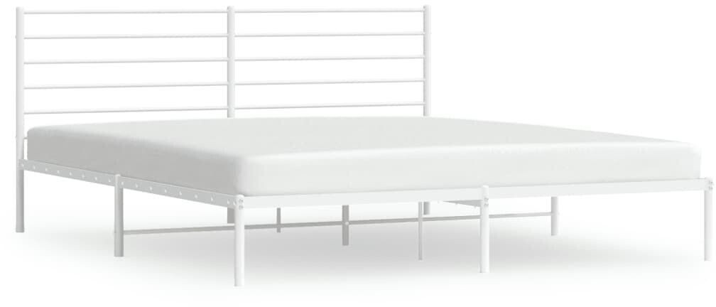 vidaXL Bed frame with headboard metal 193x203cm (352374)