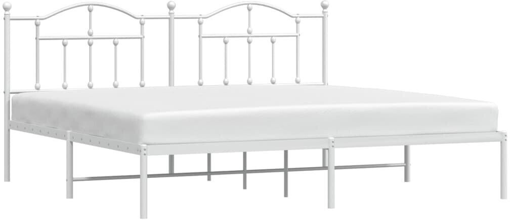 vidaXL Bed frame with headboard metal 193x203cm (353494)