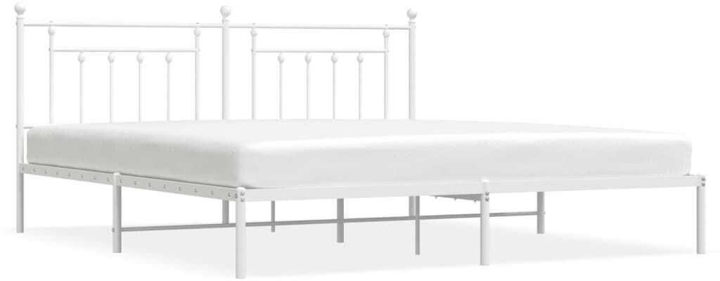 vidaXL Bed frame with headboard metal 193x203cm (353592)
