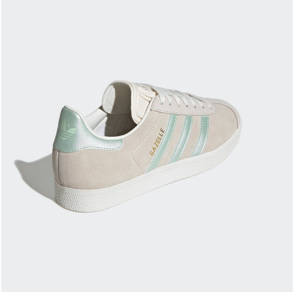 Adidas originals womens gazelle trainers linen/off white/copper metallic online