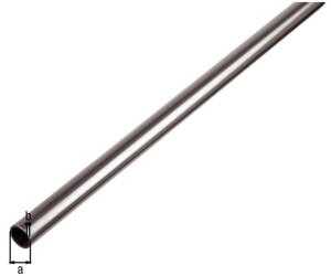 B & T Metallo Acciaio Quadro 16x16 Mm ST 37 (S235JR) – Lunghezza 1 Metro, Laminato Nero – Barra Per Costruzioni E Officina