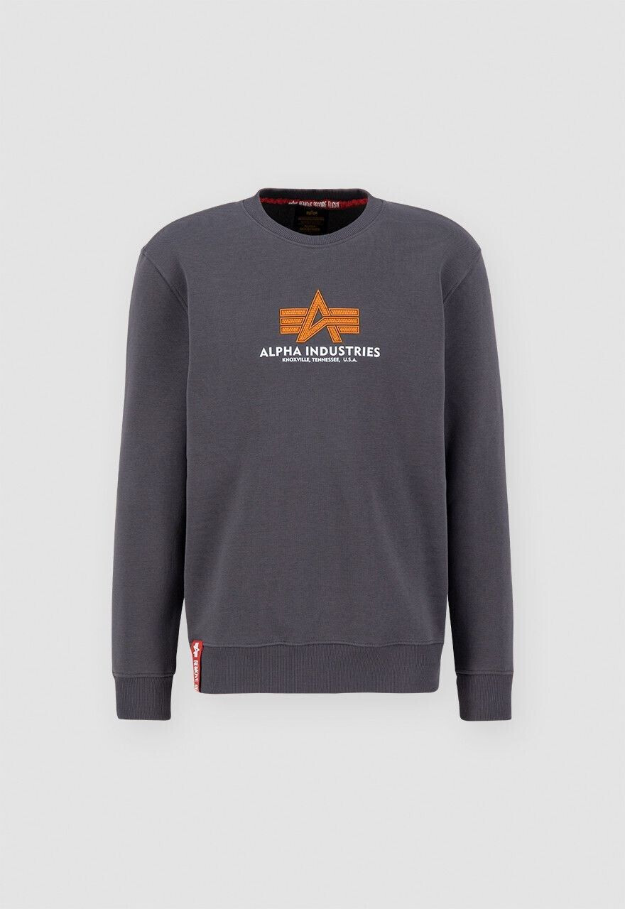 Alpha Industries Basic Rubber Sweatshirt (178302RB) vintage grey