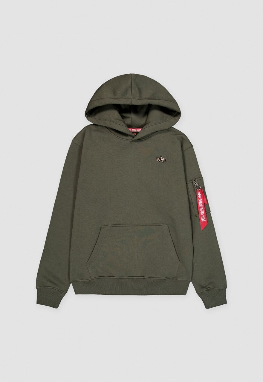 Alpha Industries 3D Small Logo Hoody (148337) dark olive