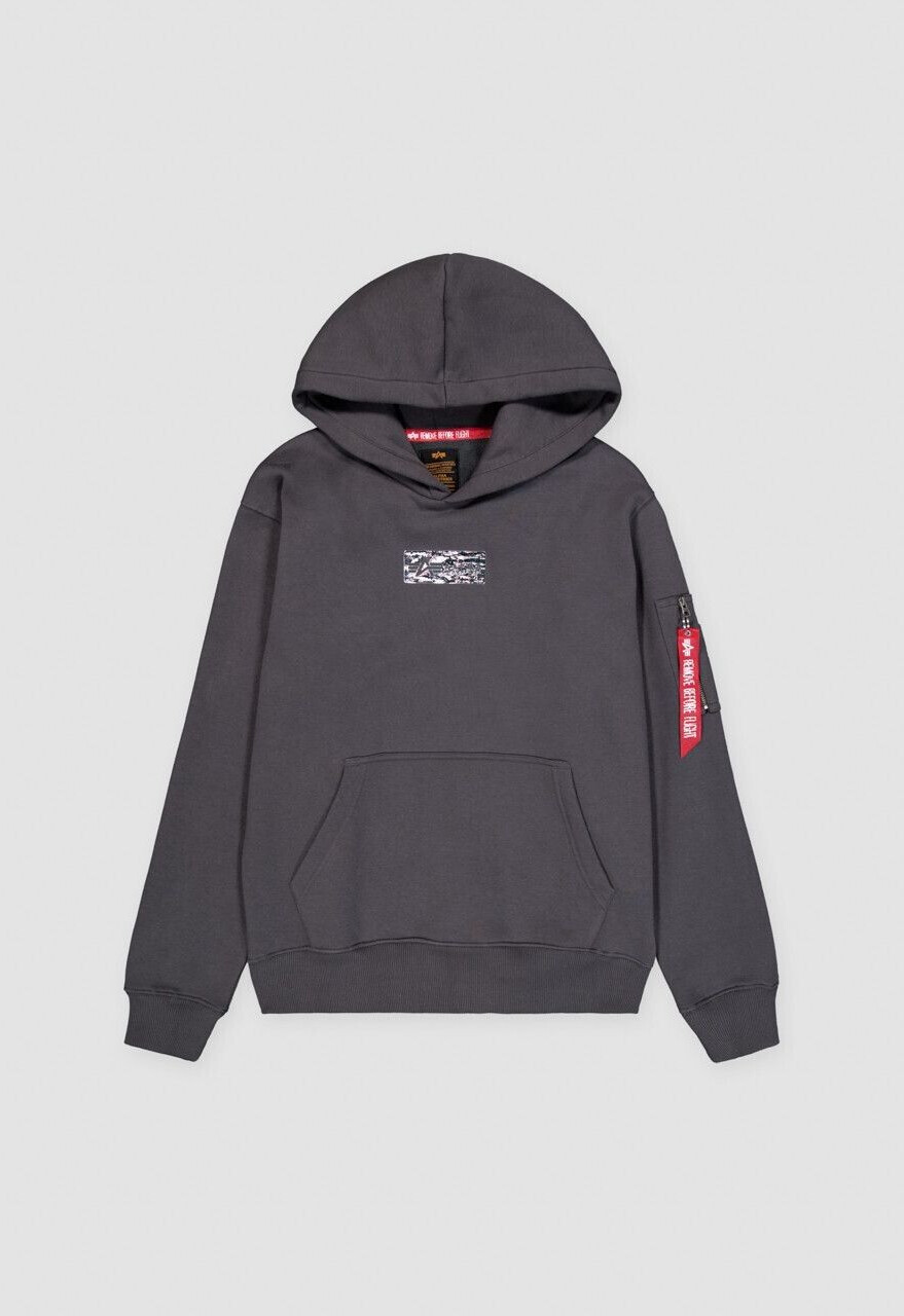 Alpha Industries Metal Plate Hoody (148339) vintage grey