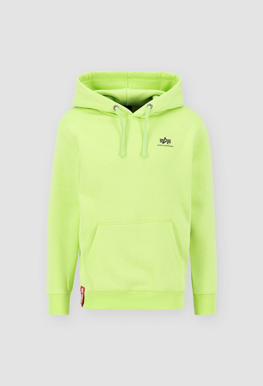 Alpha Industries Basic Hoody Small Logo (196318) hornet green