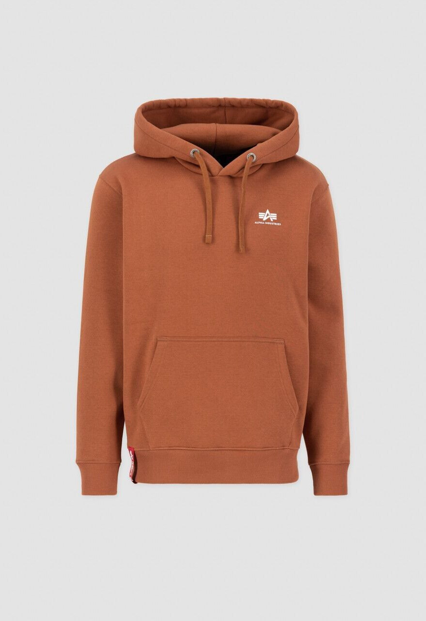 Alpha Industries Basic Hoody Small Logo (196318) hazel brown