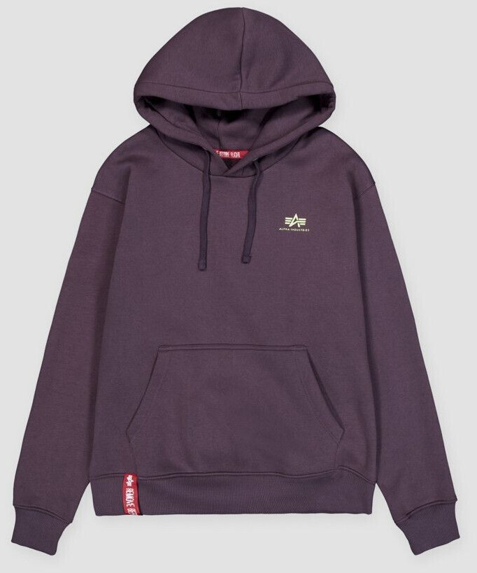 Alpha Industries Basic Hoody Small Logo (196318) plum