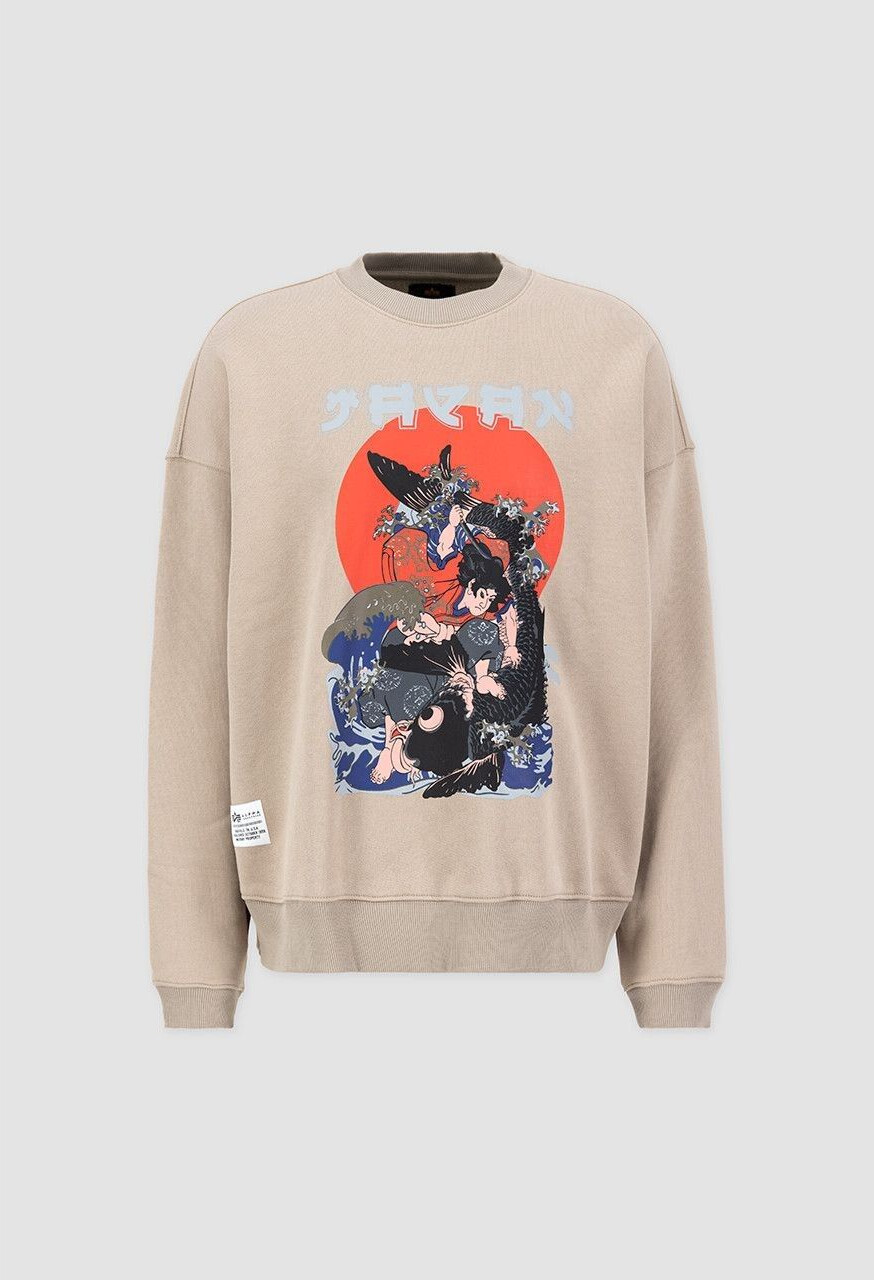 Alpha Industries Japan Warrior Sweatshirt (146300) vintage sand
