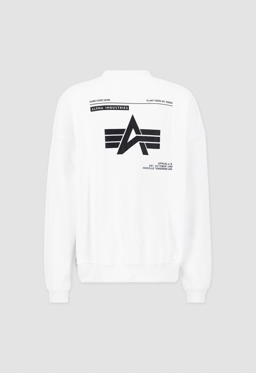 Alpha Industries Logo BP Sweatshirt (146304) white